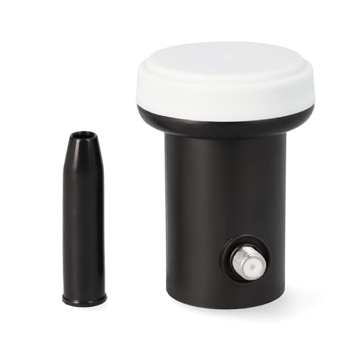 RED OPTICUM Single LNB 03H Digital HD 4K für Sat Schüssel, Sat Finder Kompatibel, Full HD/3D/UHD Unterstützung, Wasserdicht, LTE-Störschutz, Einfache Installation, Kompaktes Design