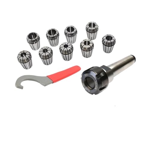 ER25 �X�v�����O�N�����v 9�� MTA/MT4 MT3 MT2 M12 1�� �����` �R���b�g�`���b�N ���[���X�z���_�[ �R�[�� CNC�t���C�X���ՍH��p(ER25collet(9PCS),MTB (1PCS))