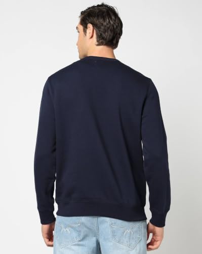 Image of Gap Men Embroidered Standard Fit Crew Full Sleeve Sweatshirt