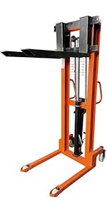 Amazon.co.jp: 【持ち上げ楽々】 ONE STEP ハンドフォークリフト 油圧