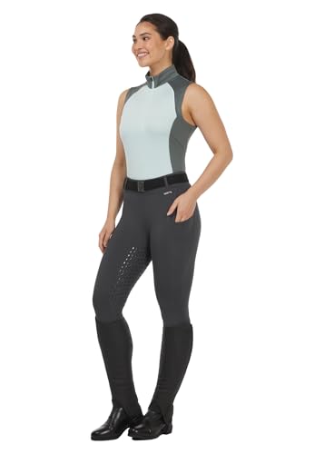 Image of Kerrits Women's Coolcore Full Leg Grip Horse Riding Tights - Cooling Equestrian Leggings, Silicone Grip, Pockets