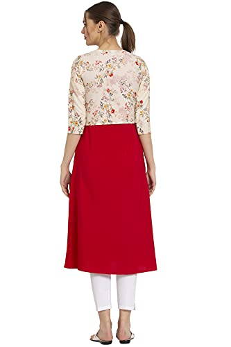 Image of Women's Crepe A-Line Kurta