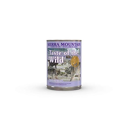 Taste of the Wild Sierra Mountain Canine Recipe with Lamb in Gravy Canned Dog Food, 13.2-oz, Case of 12