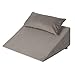 Produktbild Badum Relax Keilkissen (60x50x21 cm) mit Kopfkissen, Rückenkissen, Relaxkissen, Kissen für Bett, Sofa, Lesekissen mit Gedächtnisschaum - Memory Foam, Bücherkissen, waschbarer Bezug, braun