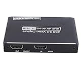 [Capture Ultra HD] Cette carte de capture d'interface multimédia HD offre une résolution 4K 60 Hz avec prise en charge HDR, garantissant une qualité vidéo cristalline pour le streaming, les jeux ou les enregistrements professionnels.