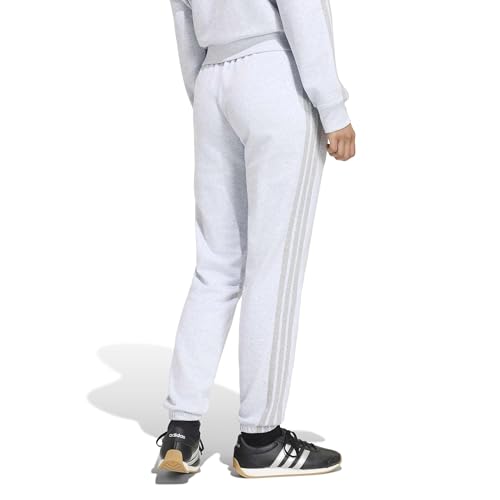 adidas Damen Essentials 3-Stripes French Terry Cuffed Pants, Light Grey Heather/medium Grey Heather, M – Ansicht 2