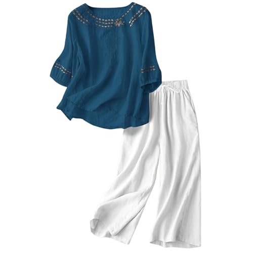 Combinaison en lin femme style bohème et chic pour l'été