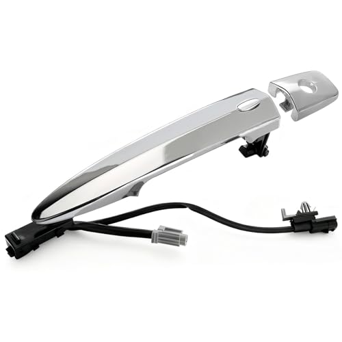 Maçaneta externa frontal esquerda do lado do motorista para Nissan Sentra 2013-2018, Nissan Murano Maxima 2009-2014, para Nissan Leaf 2011-2017, substitui # 12459871, 806469N00A, 806451AA0A, Chrome