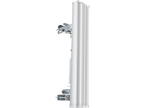 Ubiquiti AM-5G20-90 UISP airMAX 2x2 BaseStation 5 GHz, 20 dBi, 90º Sector Antenna with Rocket M BaseStation for Sector Coverage in Point-to-MultiPoint (PtMP) Networks
