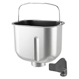 SPARES2GO Brotform + Knetpaddel für Kenwood BM350 BM450 Brotbackmaschine Twist & Lock Typ 1 Backform Eimer Kit (KW712245 + KW712246)