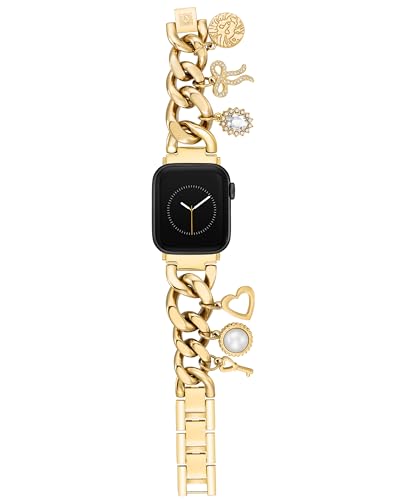 Image of Anne Klein Fashion Chain Bracelet for Apple Watch, Secure, Adjustable, Apple Watch Replacement Band, Fits Most Wrists