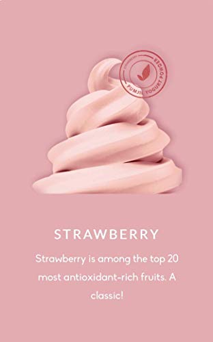 Pumjil Ice Cream Mix, Probiotic Soft Serve Ice Cream Mix, Ideal for Frozen Yogurt and Smoothies, 59 servings per Box Soft Serve Mix, Net WT 1.98lbs(Strawberry)