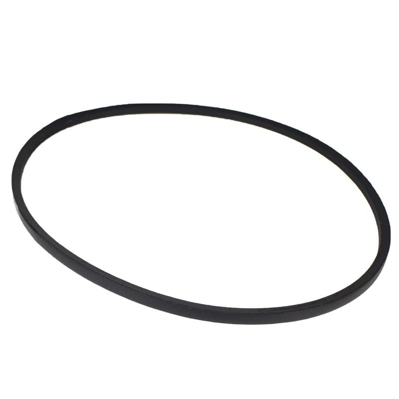 Diagram showing the dimensions of the drive belt: Overall Length 841mm (33.11 inches), Width 9.5mm (0.37 inches), and Height 5.9mm (0.23 inches).