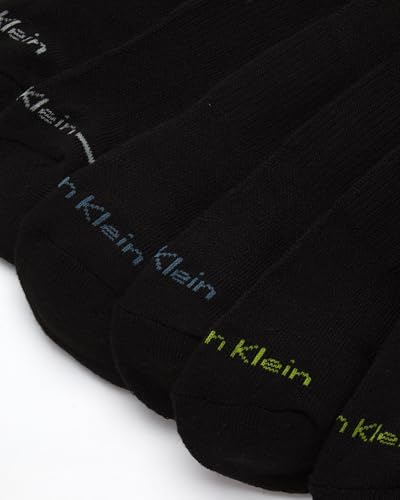 Calvin Klein Mens High Quarter Socks - 12 Pack Breathable Cushioned Athletic Performance Crew Socks for Men (Sizes: 7-12)4