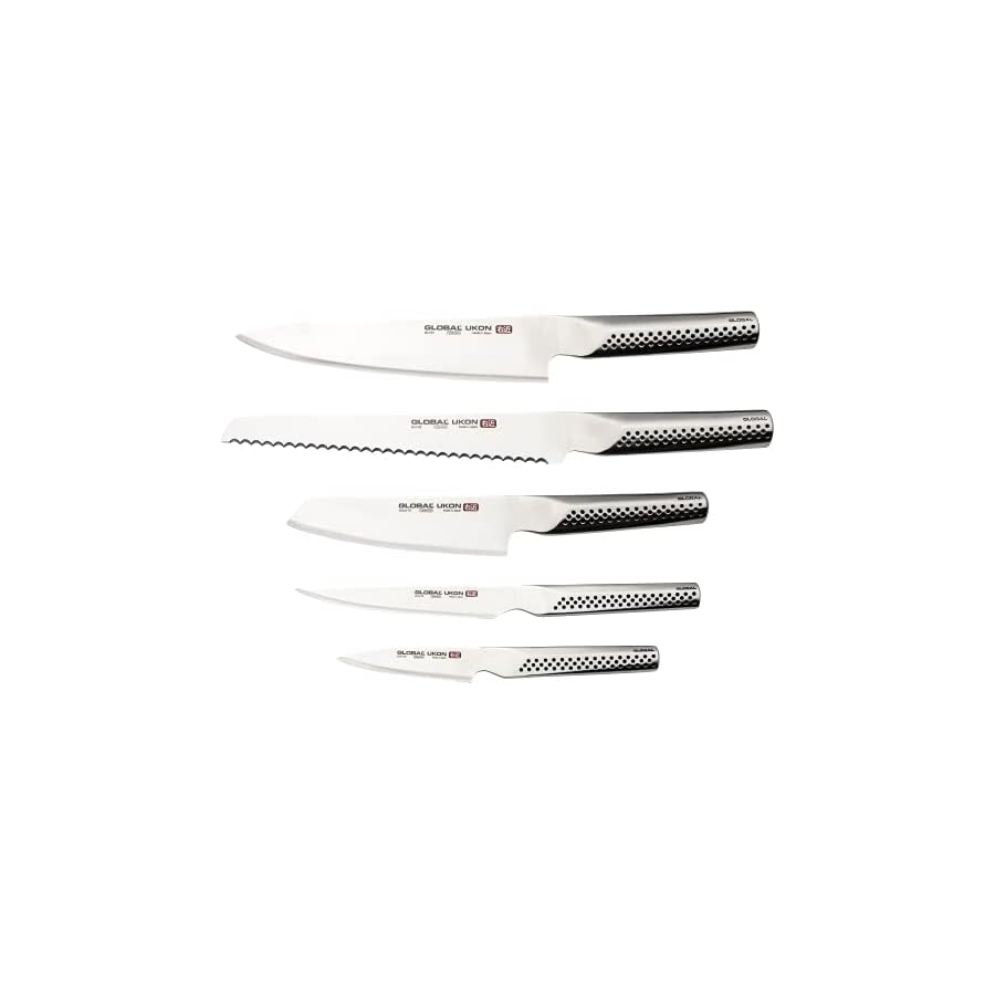 Global-GU-20206B-Cylinder-Engine-6-Piece-Knife-Block-Set-with-UKON-Knives-CROMOVA-18-Stainless-Steel Global GU-2020/6B Cylinder Engine 6-Piece Knife Block Set with UKON Knives, CROMOVA 18 Stainless Steel