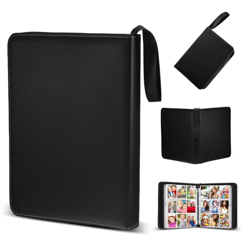 ueslwser Card Binder 9-Pocke, 720 Pockets Trading Cards Albums, Zipper Card Collection Binder Collectible Card Albums Card Binder Folder for MTG, TCG, Sports Cards, Game Cards