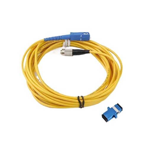 Câble fibre optique FC/UPC-SC/UPC 10m monomode avec adaptateur pour réseau domestique