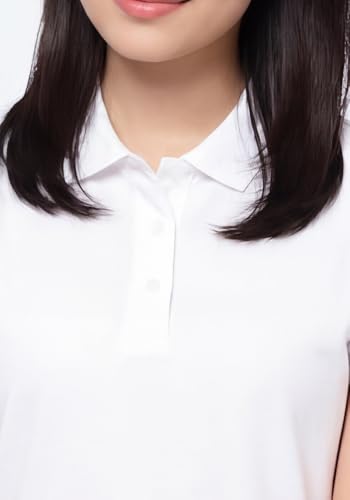 Image of Wear Your Opinion Womens Polo Collar Neck T-Shirt Top (Design: Solid)