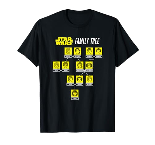 Star Wars Family Tree t-shirt idée cadeau idéale pour anniversaire