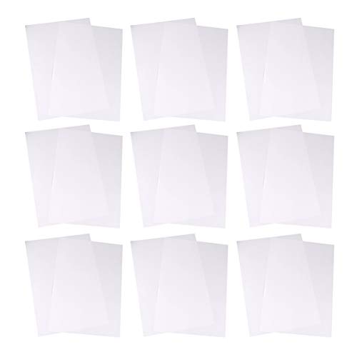 Papier autocollant A4 double face blanc VILLCASE pour scrapbooking loisirs