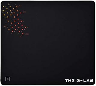 THE G-LAB - PAD CEASIUM - Large Non-Slip Rubber Base Mouse Mat - 450 x 400 mm