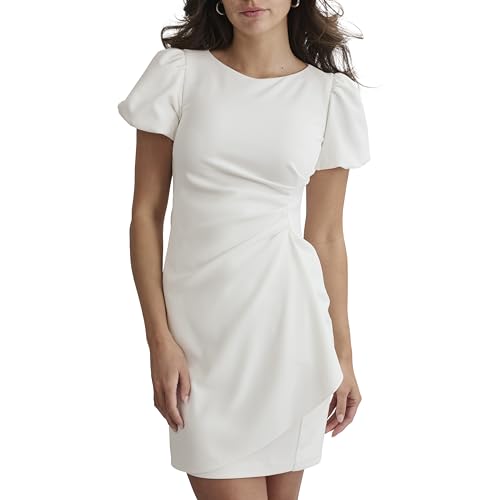Image of Tommy Hilfiger Womens Polyester Spandex Pattern Sheath Midi Layered Dress