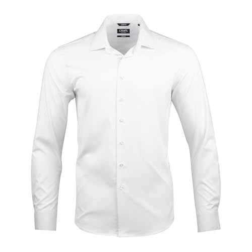 Chaps Regular Fit Long Sleeve Button Down Dress Shirts for Men - Wrinkle Free Long Sleeve Shirt Mens Formal 4-Way Stretch4