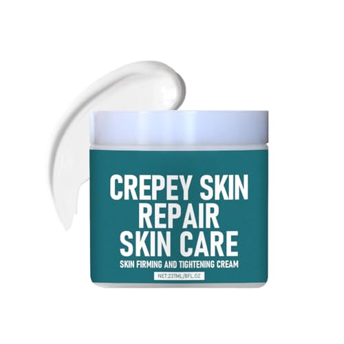 Crepey Skin Repair Treatment - Skin Tightening Cream-Firming Cream for Loose Skin, Anti-Aging Body Lotion for Crepey Skin with Glycerin, Hyaluronic Acid & Vitamin E, for Women & Men