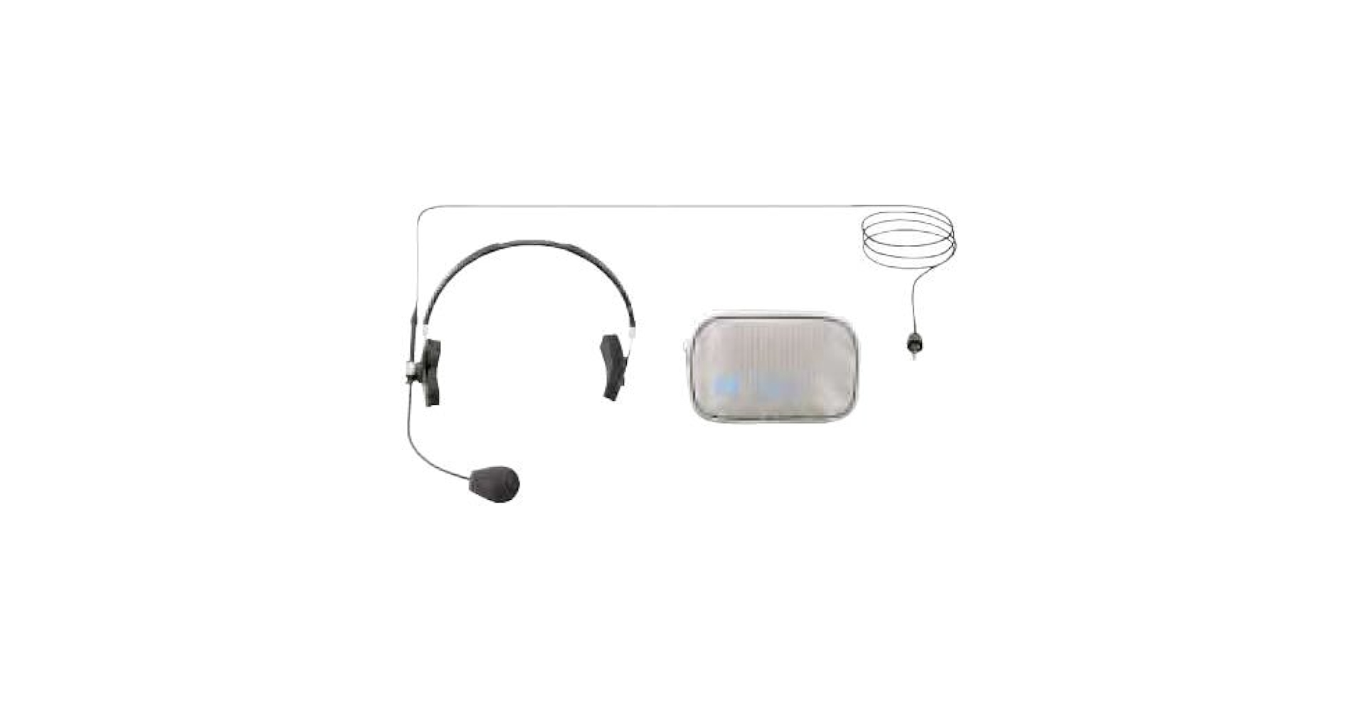 Amazon | TOA ヘッドセットマイク ポーチ付 WH-1000 ホワイト