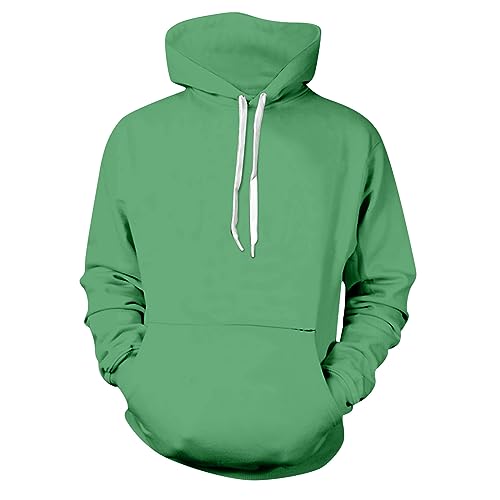 ADHOWBEW Mens Hoodie Lightweight Oversized Big and Tall Drawstring Long Sleeve Workout Fashion Sweatshirts3