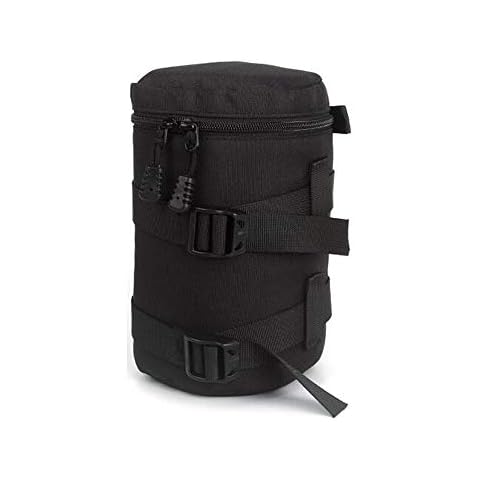 LXH Black Padded Water-Resistant Camera Lens Pouch Cover
