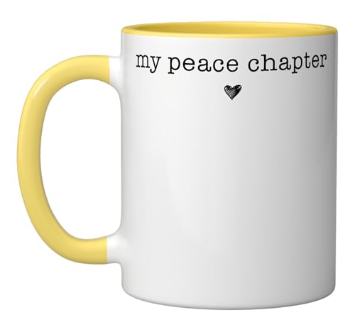 My Peace Chapter Divorce Healing Breakup Recovery Quote Ceramic Mug,