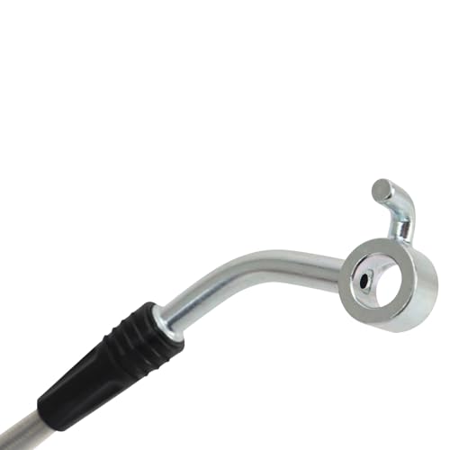 Image of TRQ Front Left Brake Hose Drivers Side Compatible with 2006-2009 Ford Fusion 2007-2009 Lincoln MKZ 2006 Zephyr 2003-2008 Mazda 6 Mercury Milan