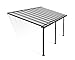 Canopia by Palram Terrassenüberdachung Alu Olympia 3X6.10 Polycarbonat Hohlkammerplatten Pergola 619 x 295 cm Grau zur Überdachung ihrer Terrasse