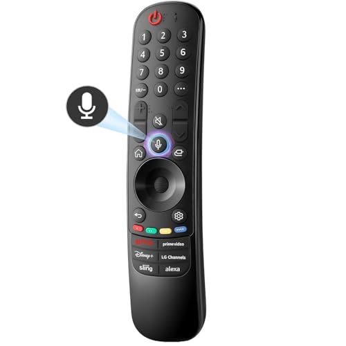 Magic Remote for LG-Smart-TV-Remote-Control,Replacement for MR20GA MR21GA MR22GA MR23GA,Suitable for LG UHD OLED QNED NanoCell 4K 8K Smart TV,with Pointer and Voice Function