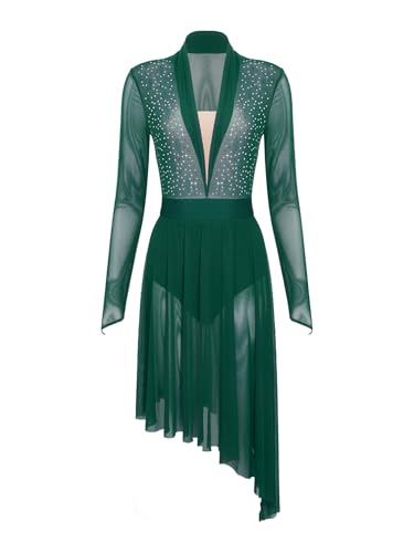 Robe danse lyrique femme pour gala et compétition de rumba