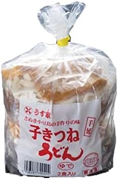 （03:00時点） [冷凍] うす家 讃岐小豆島 子きつね手延うどん 2食×2