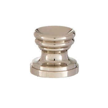 Image of B&P Lamp Cup Shaped Design, Base Only Finial, Nickel Finish