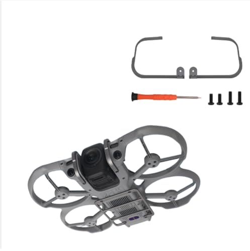 For DJI Avata 360�p �A���~�j�E���������{�g���v���[�g �W���o���J�o�[ ���S�������m�ۂ��A�p�m���}�r���[���ێ� �y��16g �ϏՌ��� �܂肽���ݎ� �����Y�W���o���v���e�N�^�[ �{�g���ی�J�o�[ �Փ˖h�~ ���h�~ �y�ʃ����Y&��ʕی�A�N�Z�T