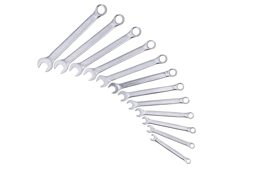Laser 8886 Metric Combination Spanner Set 12Pc