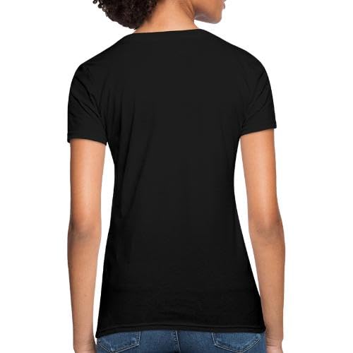 Spreadshirt Pink Floyd The Dark Side of The Moon Women's T-Shirt, L, Black
