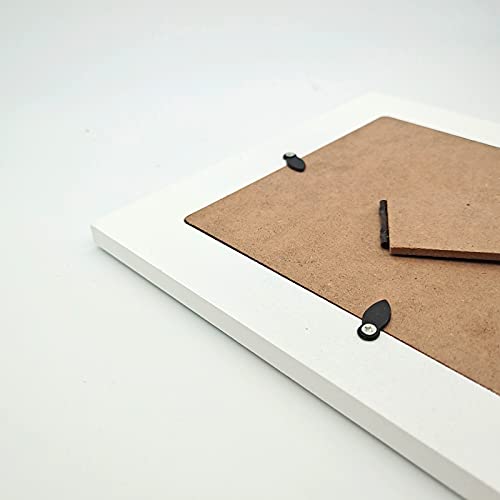 Handmade Picture Frames, 5" X 7"Vintage Mother Of Pearl Photo Frame,Unique Natural Style,Chic Mosaic Beach Picture Frame Tabletop Or Wall Hanging Display Frame (White, 5X7") #TOP2