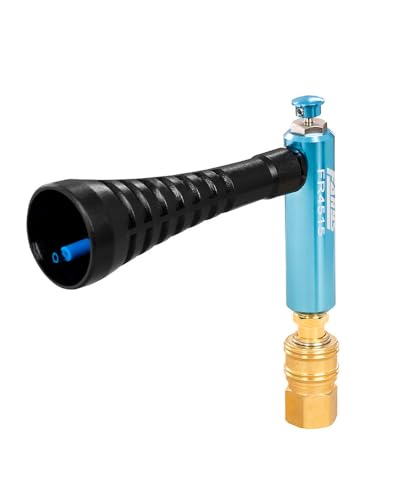 Farys Druckluft-Reinigungspistole Mit Turbo Tornado Düse 1/4" Innengewinde Schnellkupplung DN 7.2 Für Autoaufbereitung Werkstatt Industrie