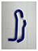 Compatible with Jeep Commander XK Grand Cherokee III WK 5.7L Radiator Hose Coolant Silicone Tube 55116868AF 55116865AC(Blue)