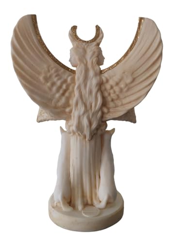 Estatua Hecate Diosa Griega Triple de Magia en Dorado 18cm miniatura 3