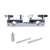 Gutol Schlagzeughalterung, Kuhglocken-Klemmen-Set inkl. Verbindungsklemme aus Aluminiumlegierung und Eisen für Schlaginstrumente, Schlagzeugset