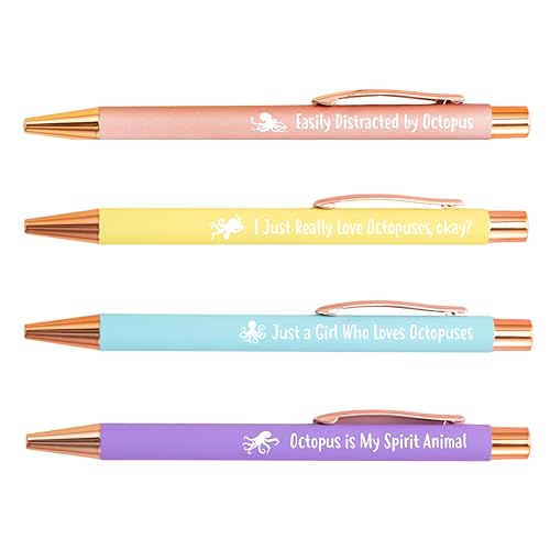 Stylos à bille pieuvre InnoBeta papeterie originale geek