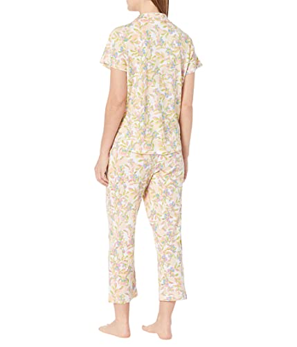 Karen Neuburger Women's Short Sleeve Girlfriend Capri Pj Set2