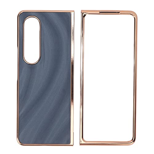Rankomu läderfodral för Samsung Galaxy Z Fold 4 - Blå och repsäker