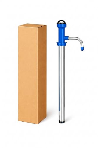 Zyladilax Stainless Steel Cooking Oil Pump Dispenser | Oil Pump Hand Press Liquid Transfer Pump for Tin | Manual Press up & Down Extractor Ideal for Edible Oils, Mustard Oil, & Kitchen Liquids